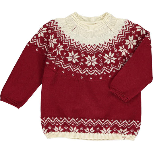 Igloo Sweater | Red Fairisle