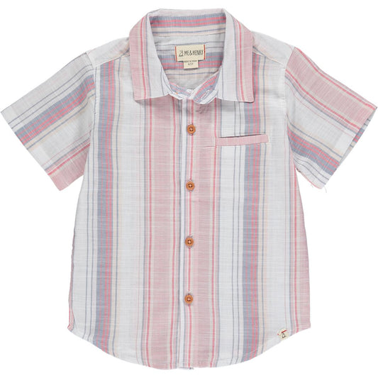 Newport Shirt | Pink Stripe