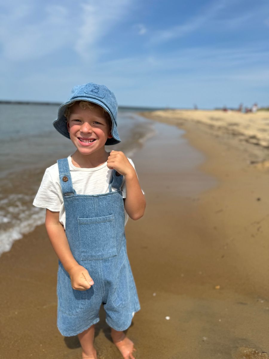 Galleon Overalls | Indigo Denim