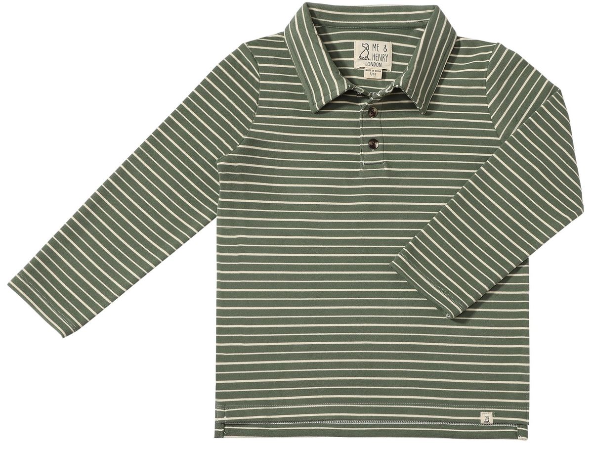 Spencer Polo | Forest/Cream