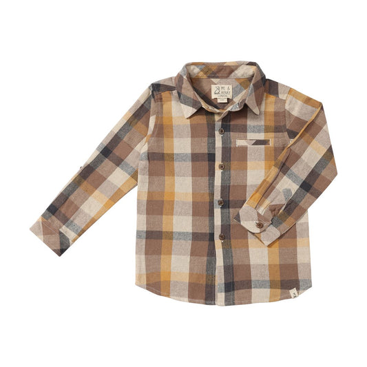 Atwood Shirt | Brown Madres