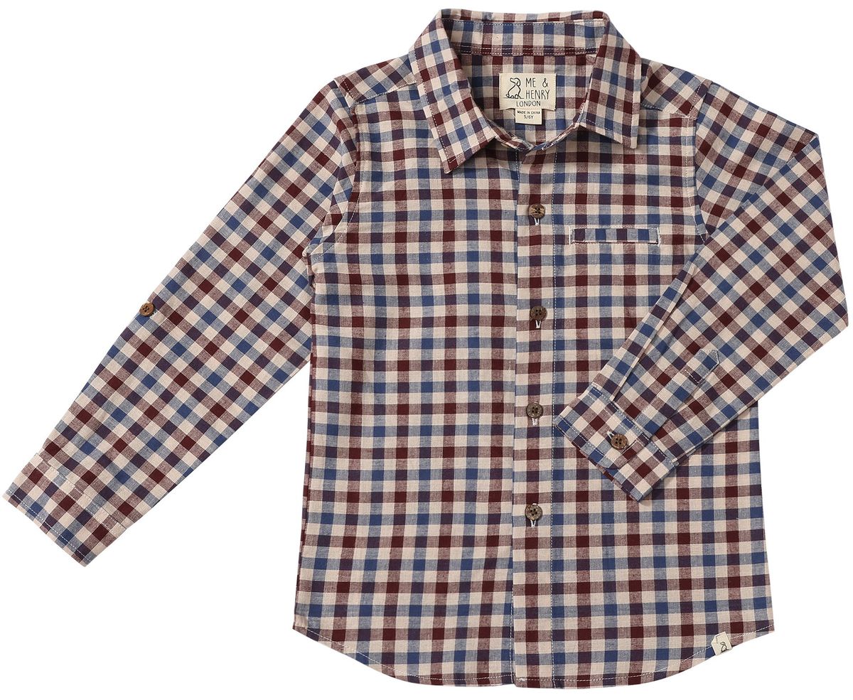 Atwood Woven Shirt | Blue/Burgundy/Cream Plaid