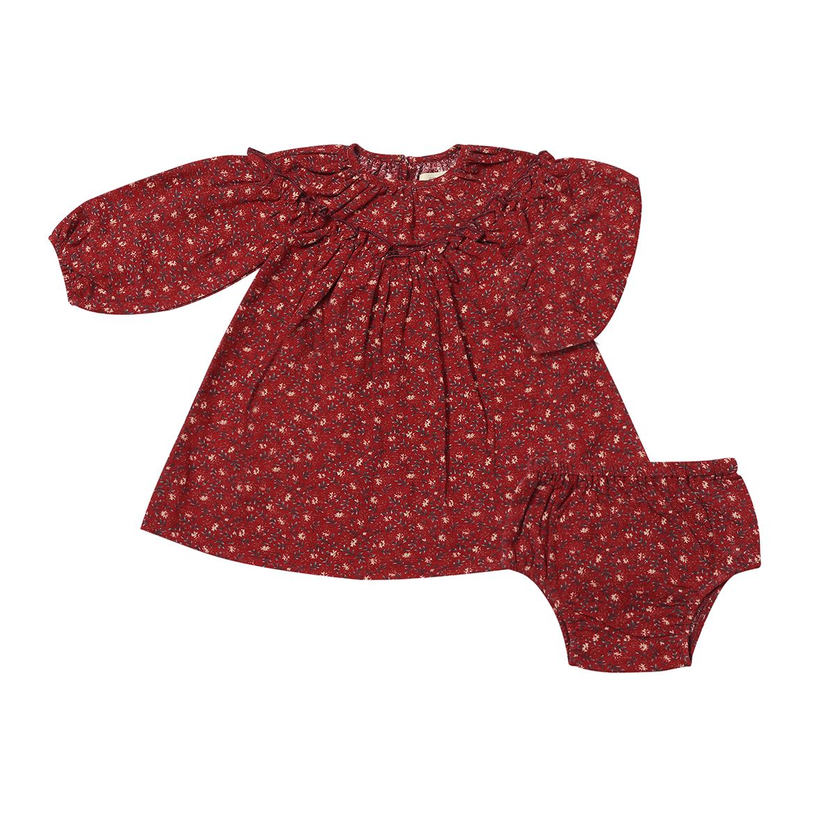 June Dress | Red Floral