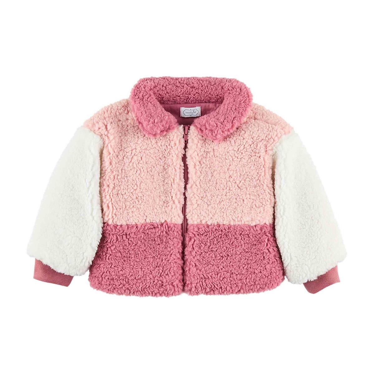 Color Block Sherpa Jacket