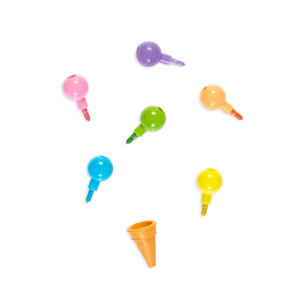 Rainbow Scoops Stacking Crayons