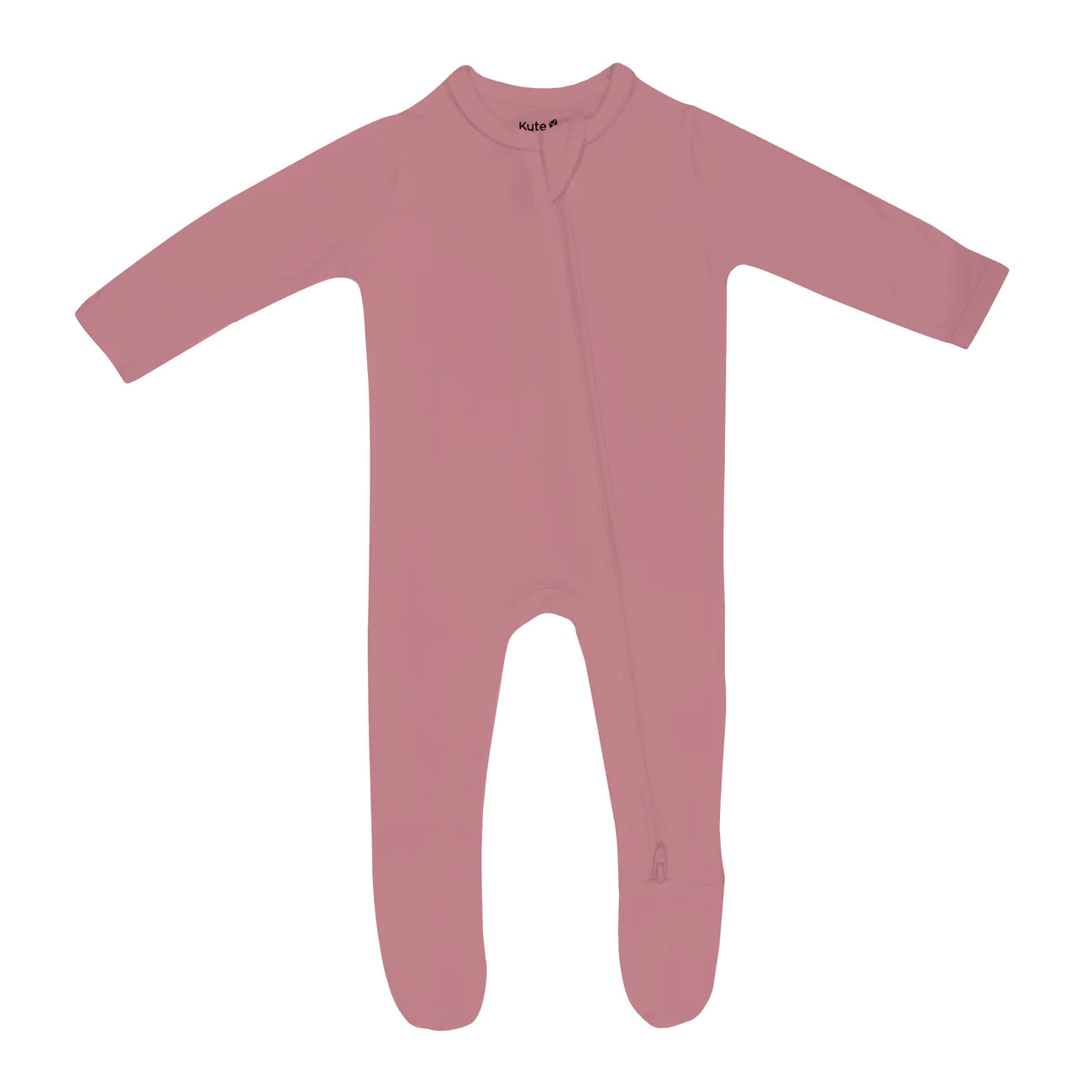 Footie w/ Zip | Dusty Rose