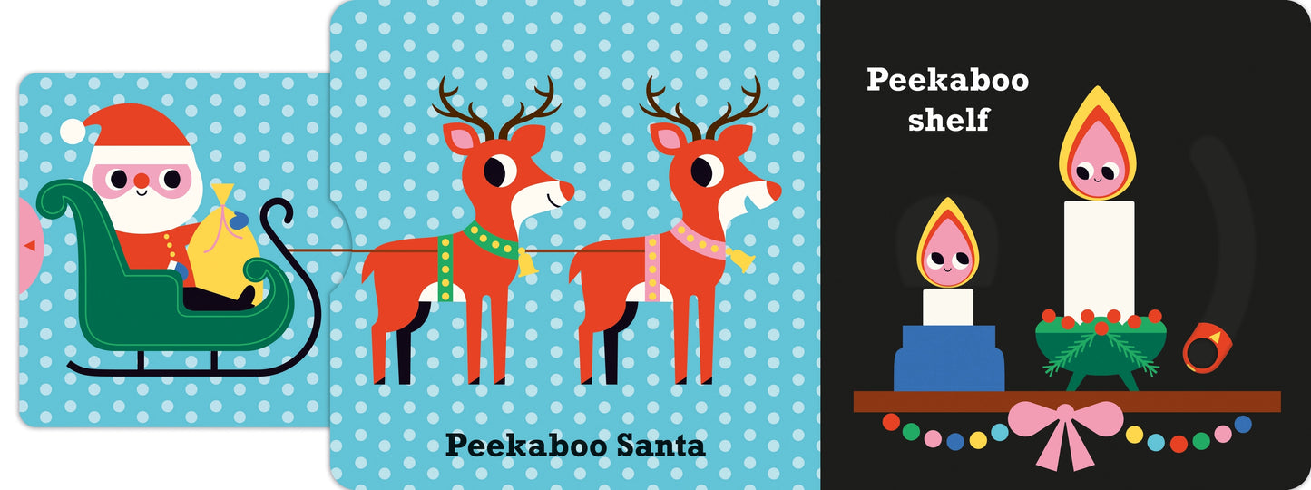 Peekaboo Book | Santa