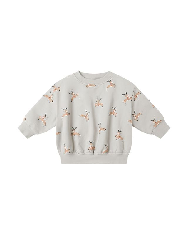 Relaxed Fleece Sweat Set | Reindeer