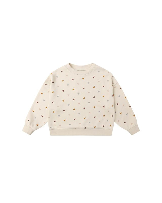 Boxy Pullover | Hearts