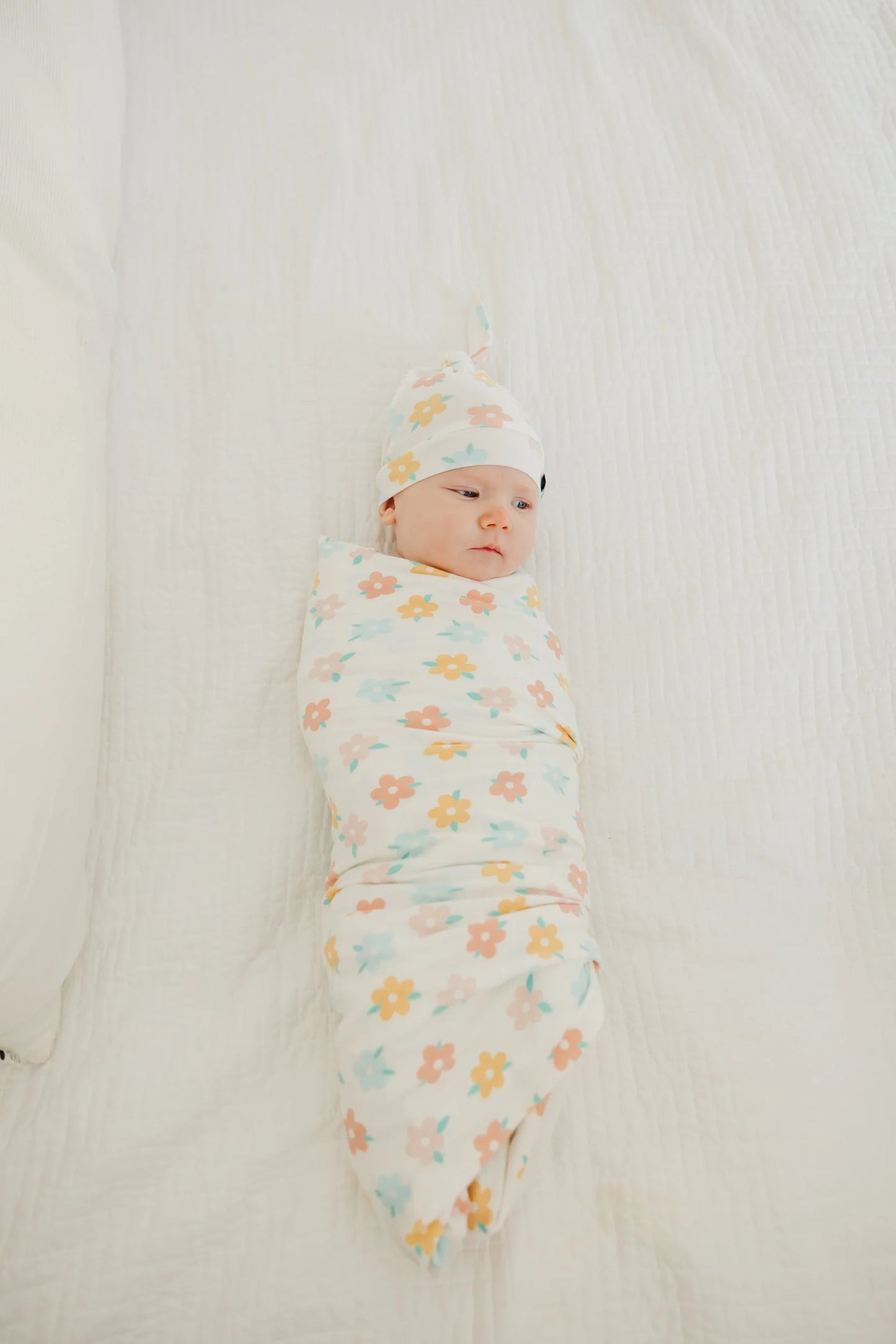 Daisy Knit Blanket
