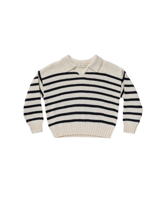 Collared Sweater | Stripe