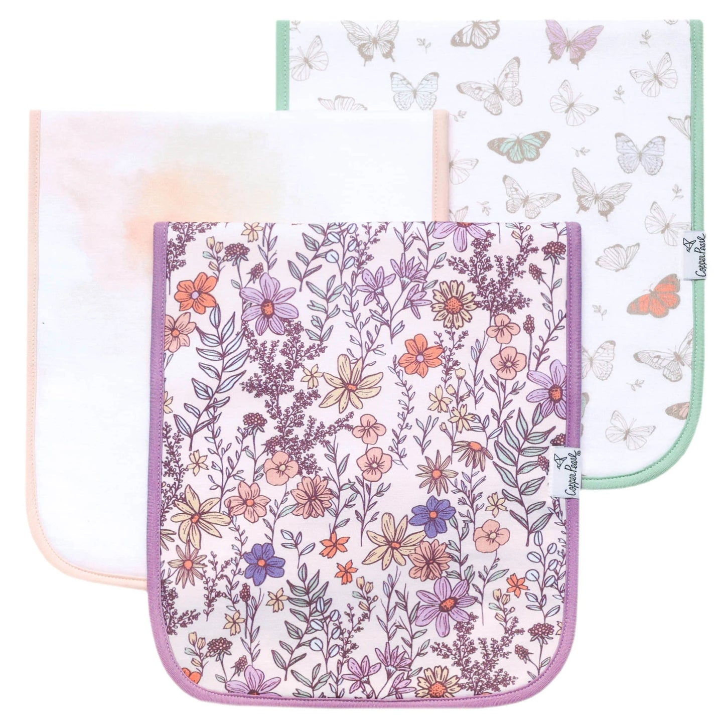 Flora Burp Cloth