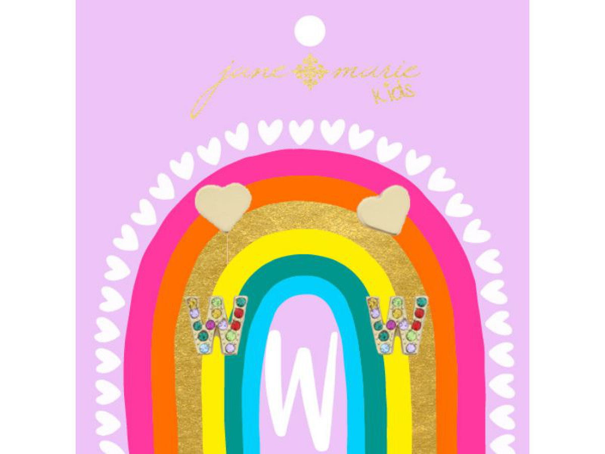 Initial Earrings Set