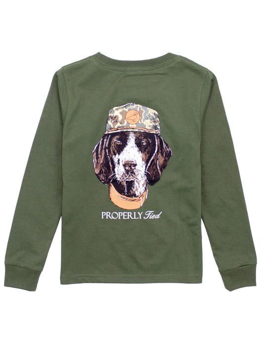 Mans Best Friend Shirt | Olive