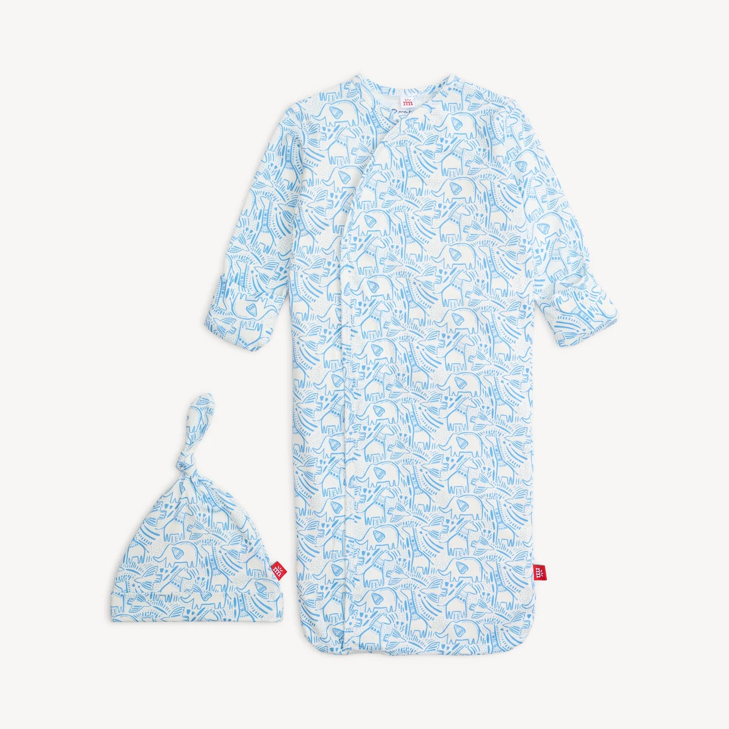 Blue Herds of A Feather | Gown + Hat