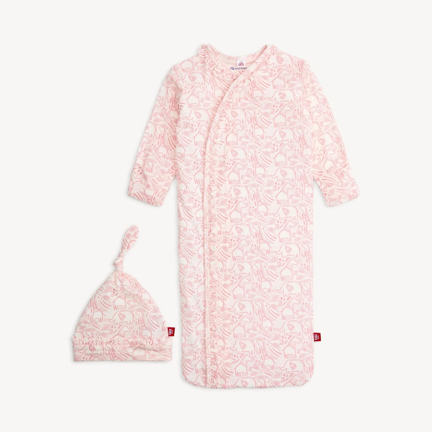 Pink Herds of A Feather | Gown + Hat