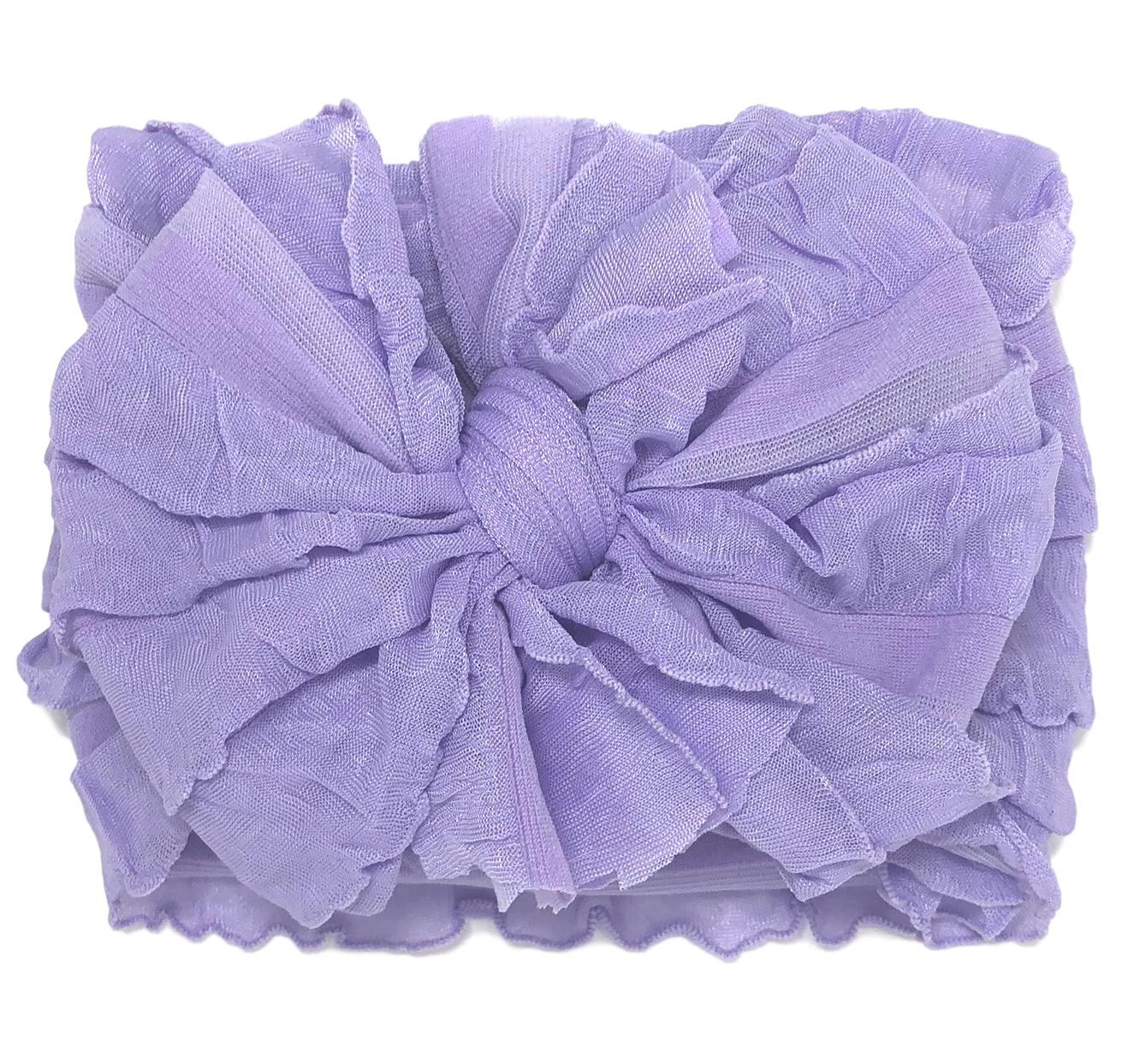 Ruffle Headwrap Lavender