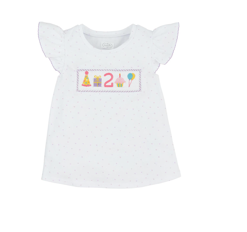 2nd Birthday Smocked Tunic | 2t