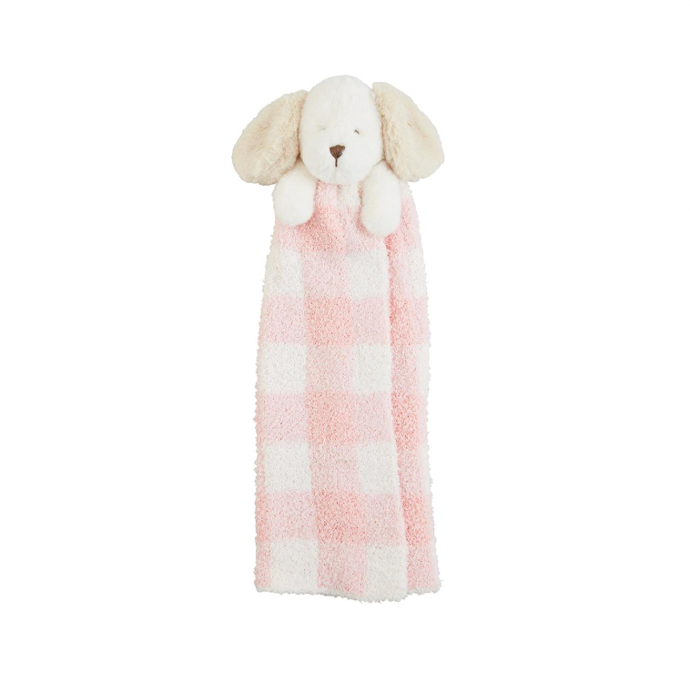Musical Cuddle Pal | Puppy Pink Check