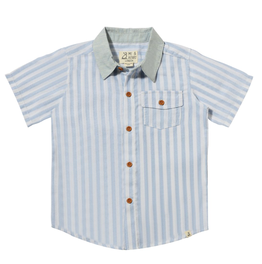 Newport Shirt | Blue/white Stripe
