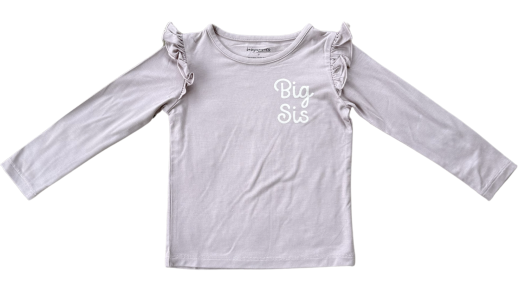 Long Sleeve Ruffle Top | Big Sis