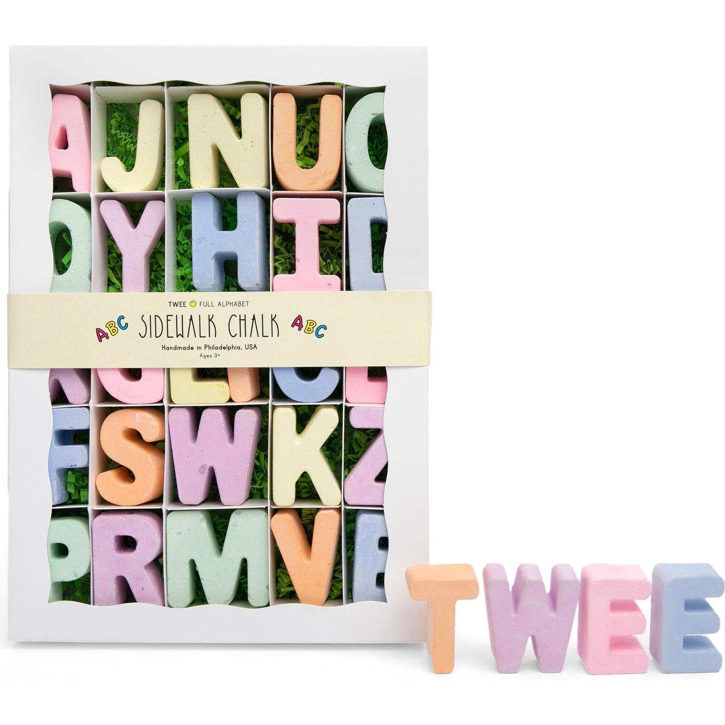 Twee Sidewalk Chalk | Alphabet
