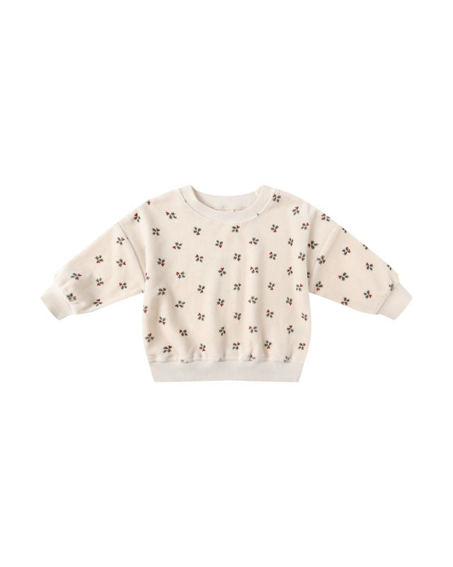 Velour Relaxed Sweat Set | Holly Berry