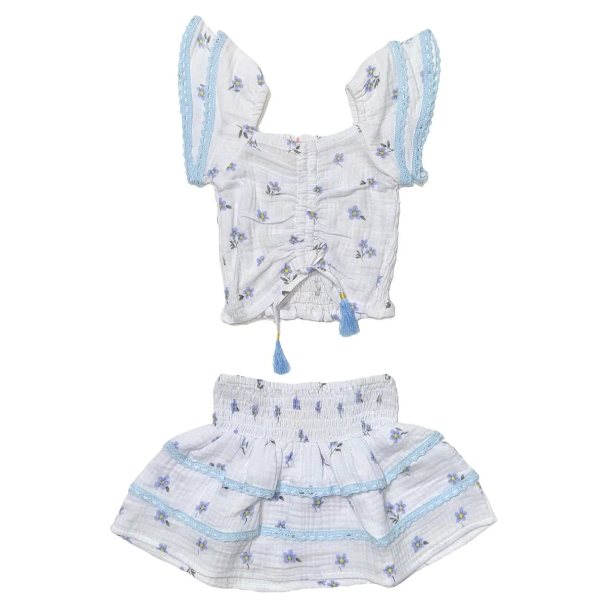 Frill Set | Daffodil Blue