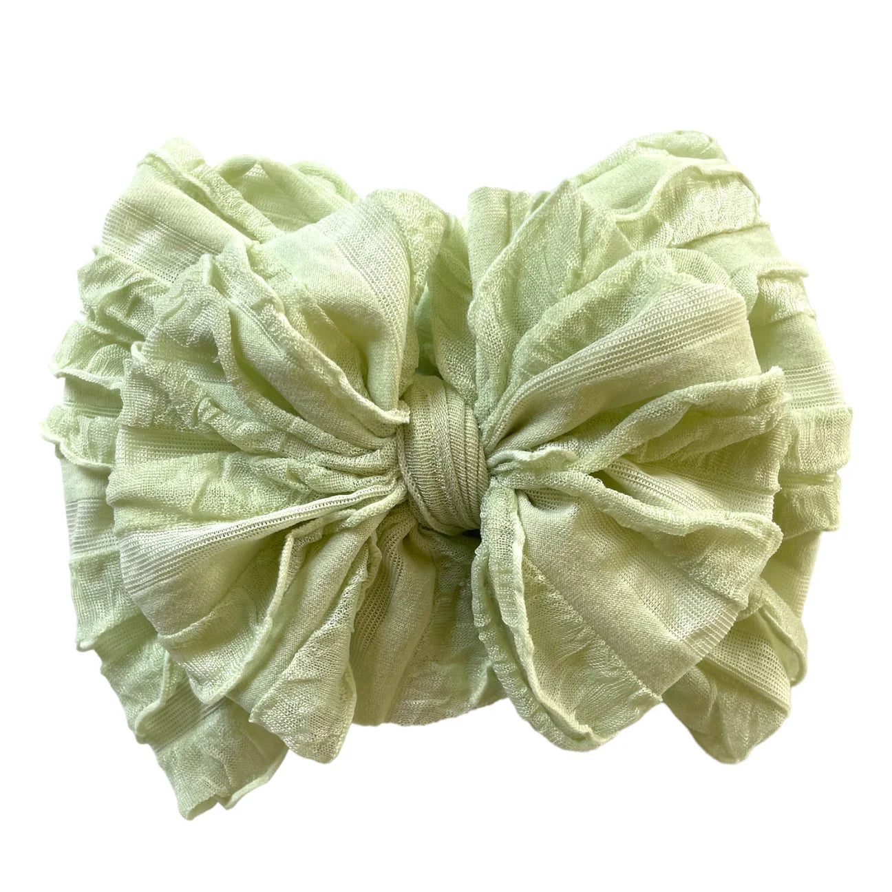 Ruffle Headwrap Honeydew