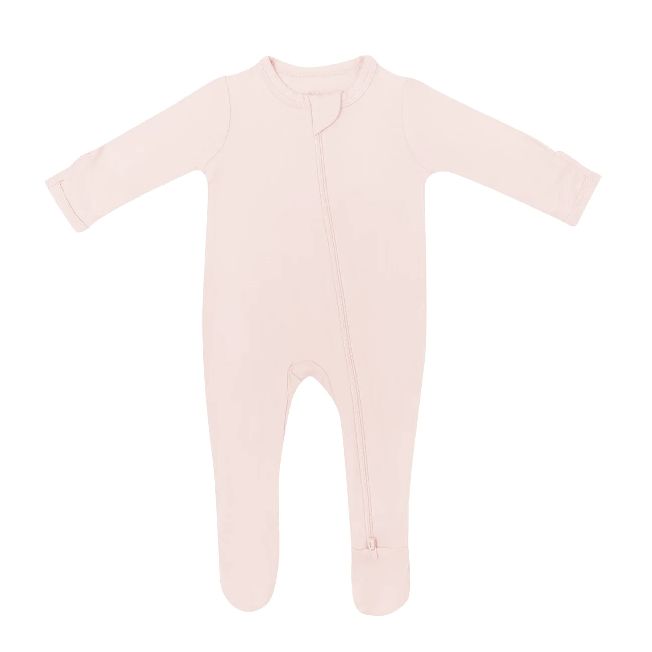 Footie w/ Zip | Blush
