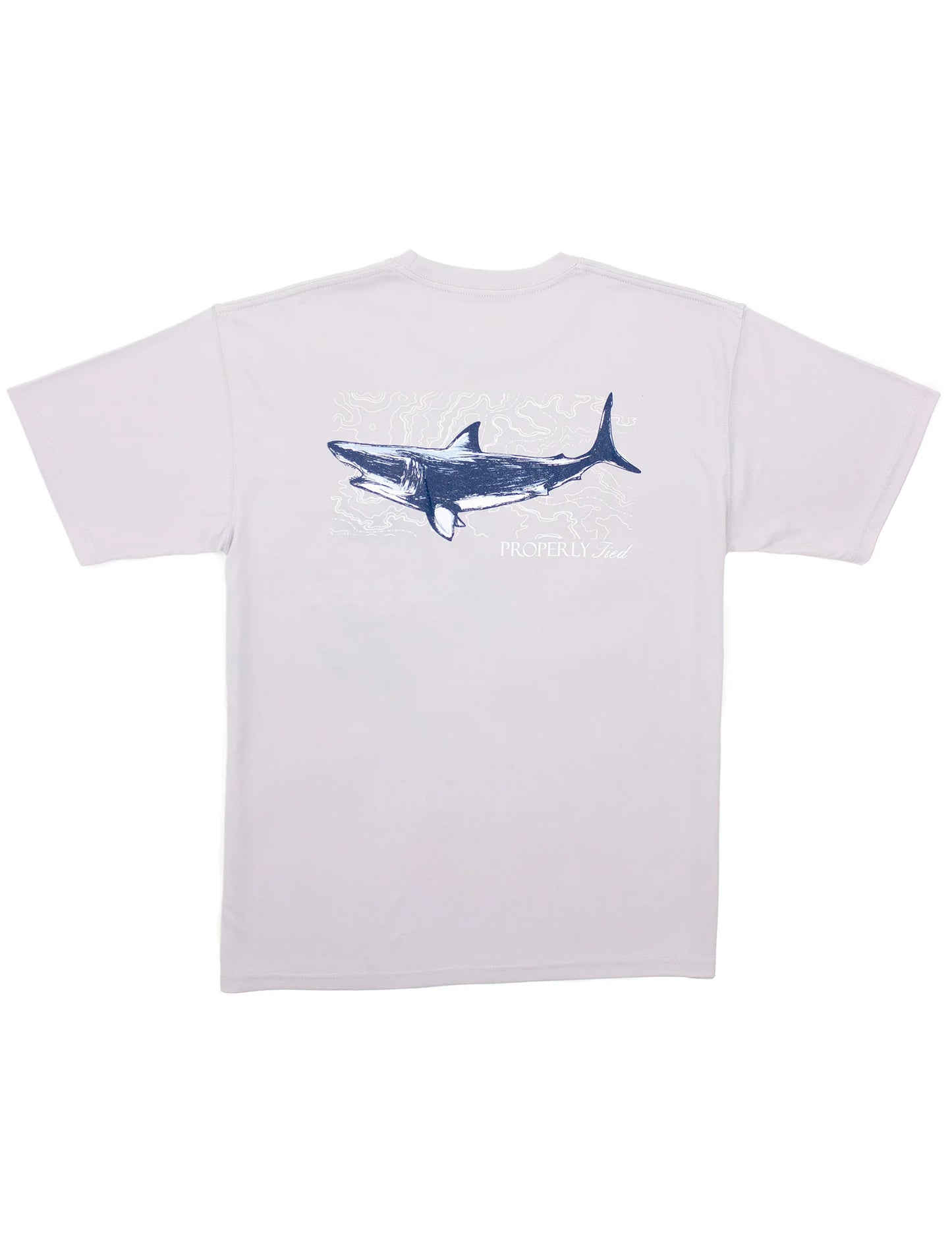 Performance Tee | Topo Shark Ice Grey