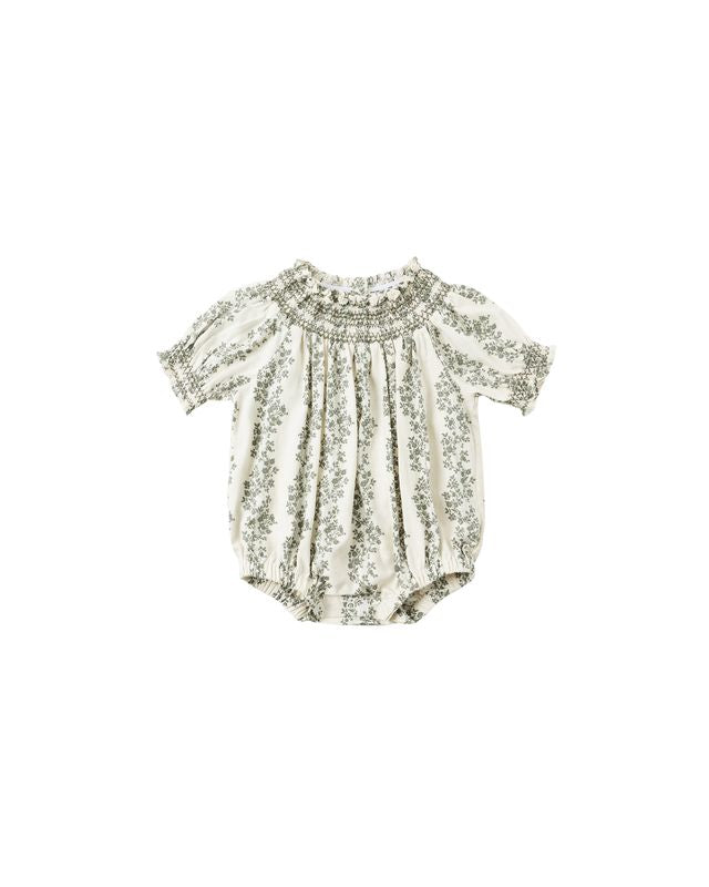 Ada Romper | Green Vines