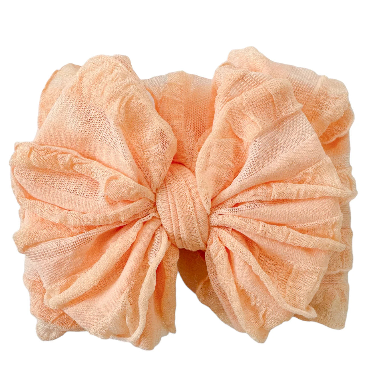 Ruffle Headwrap | Peach