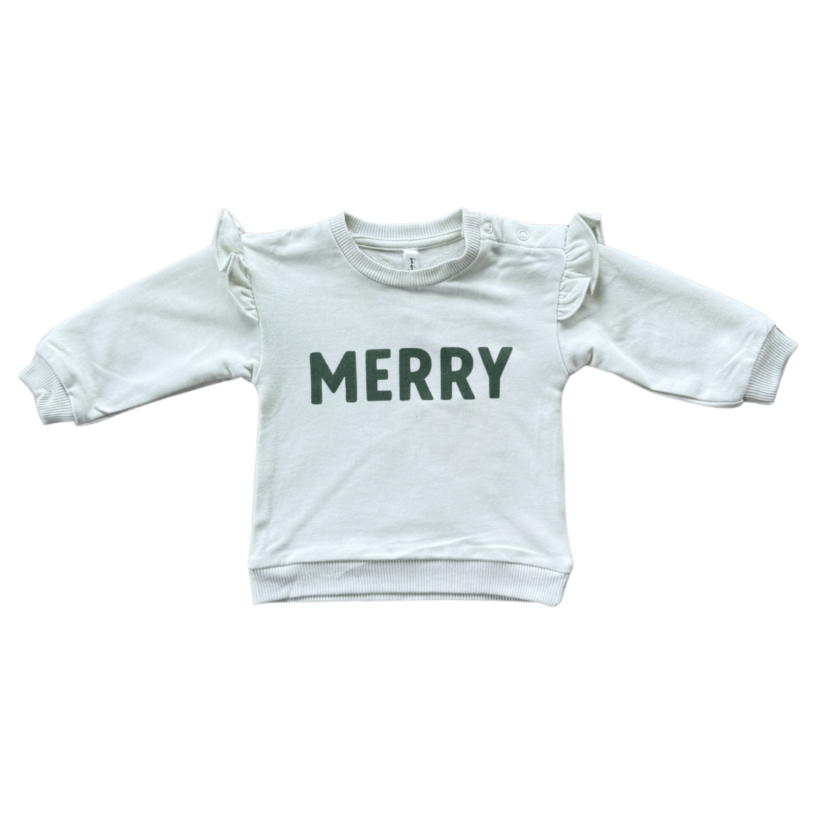 Ruffle Sweatshirt | Merry