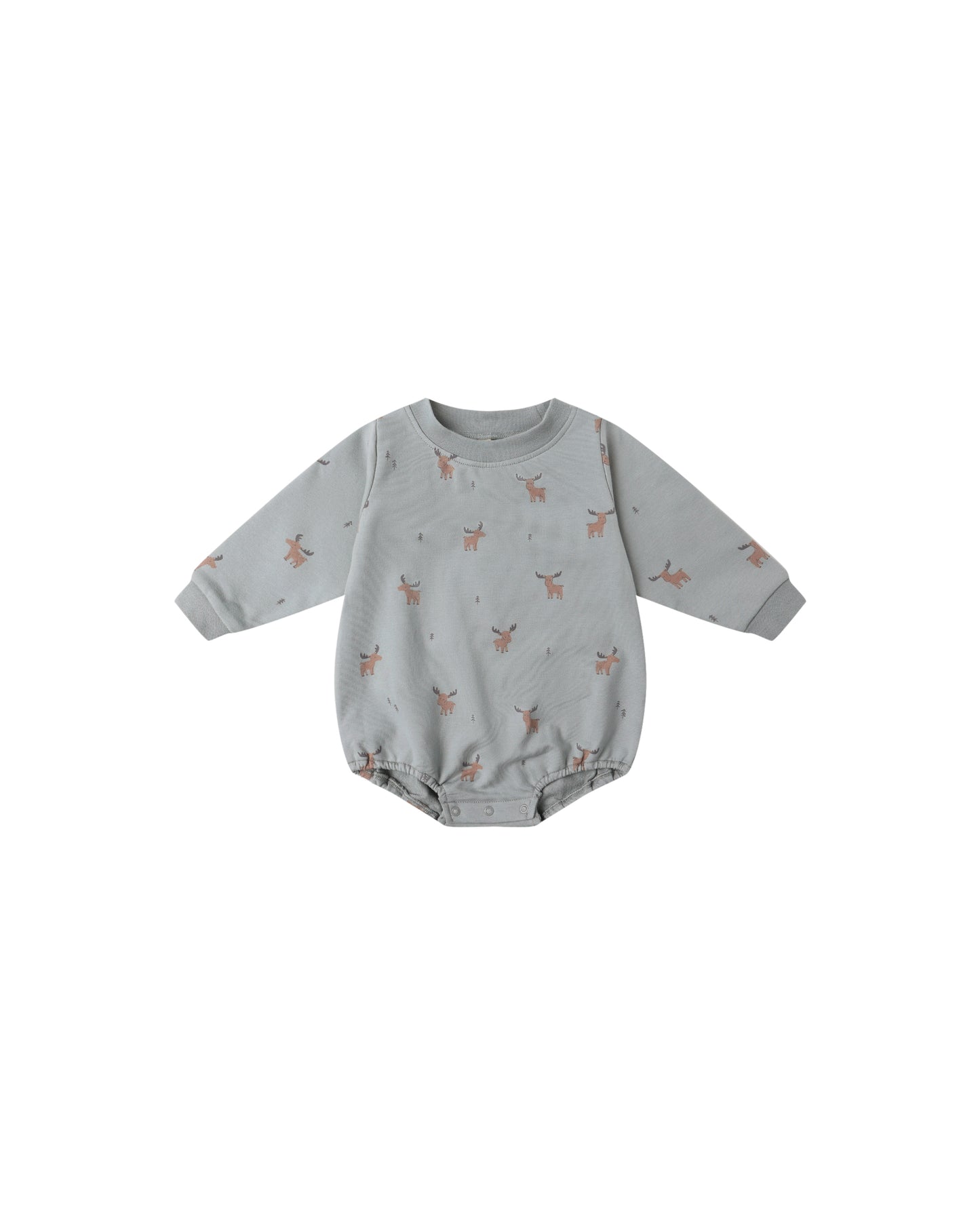 Crewneck Bubble Romper | Moose