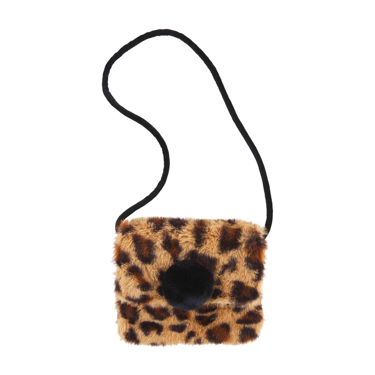 Fur Leopard Purse