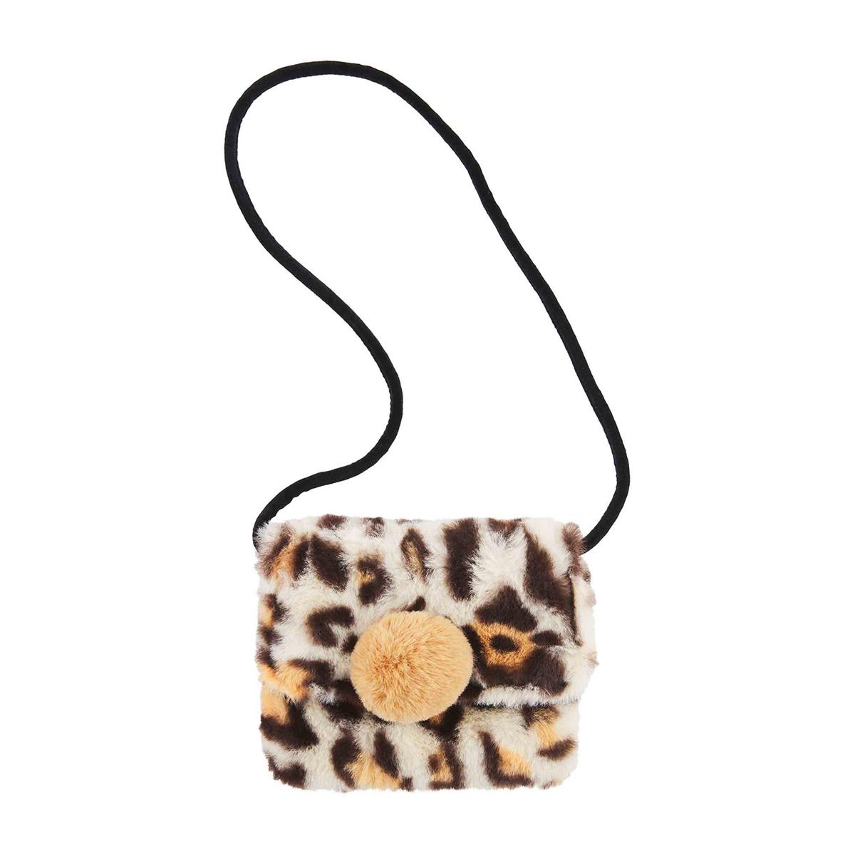 Fur Leopard Purse