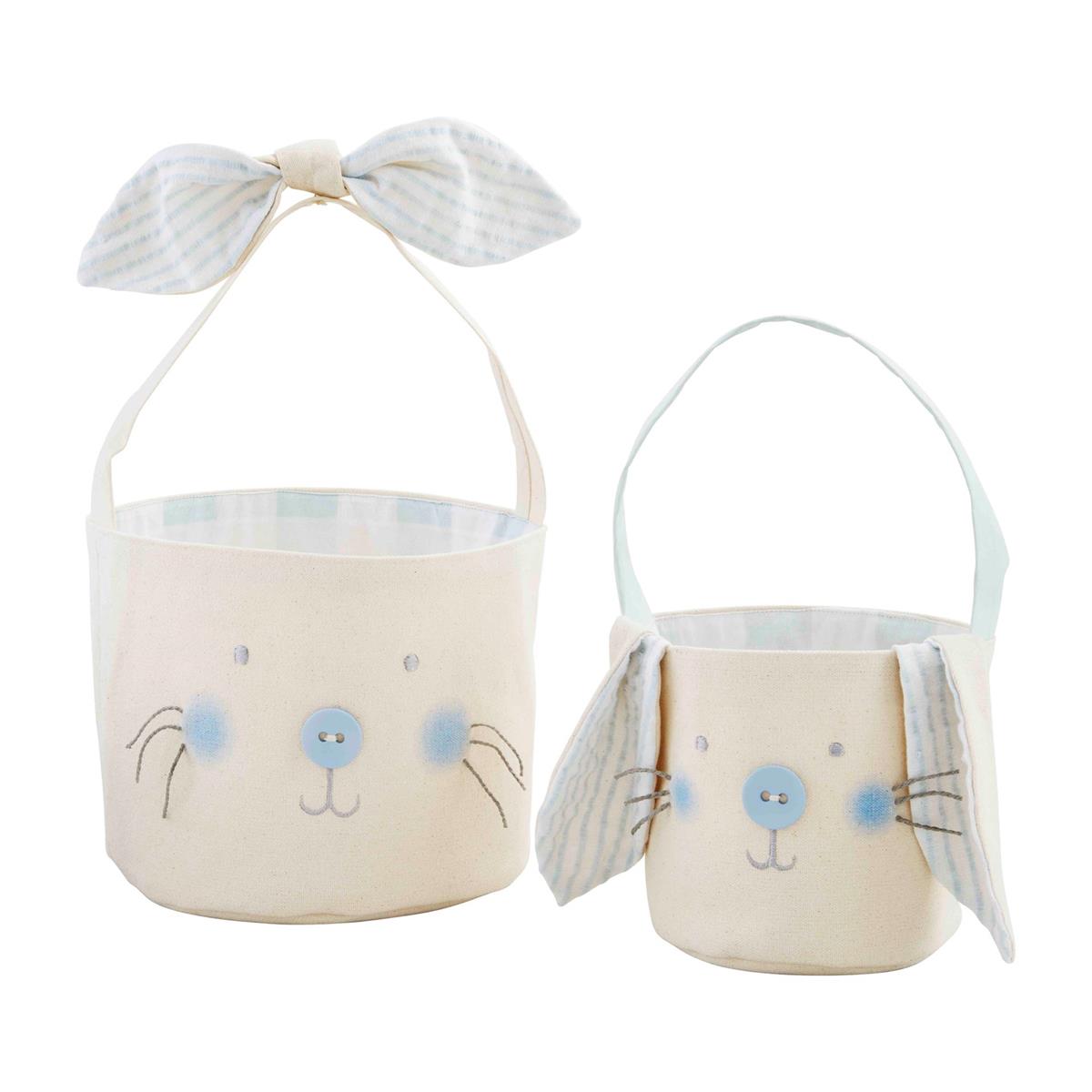 Mud Pie Bunny Baskets, Blue