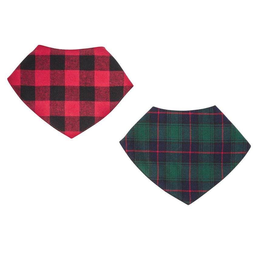Mud Pie Alpine Village Bandana Bib