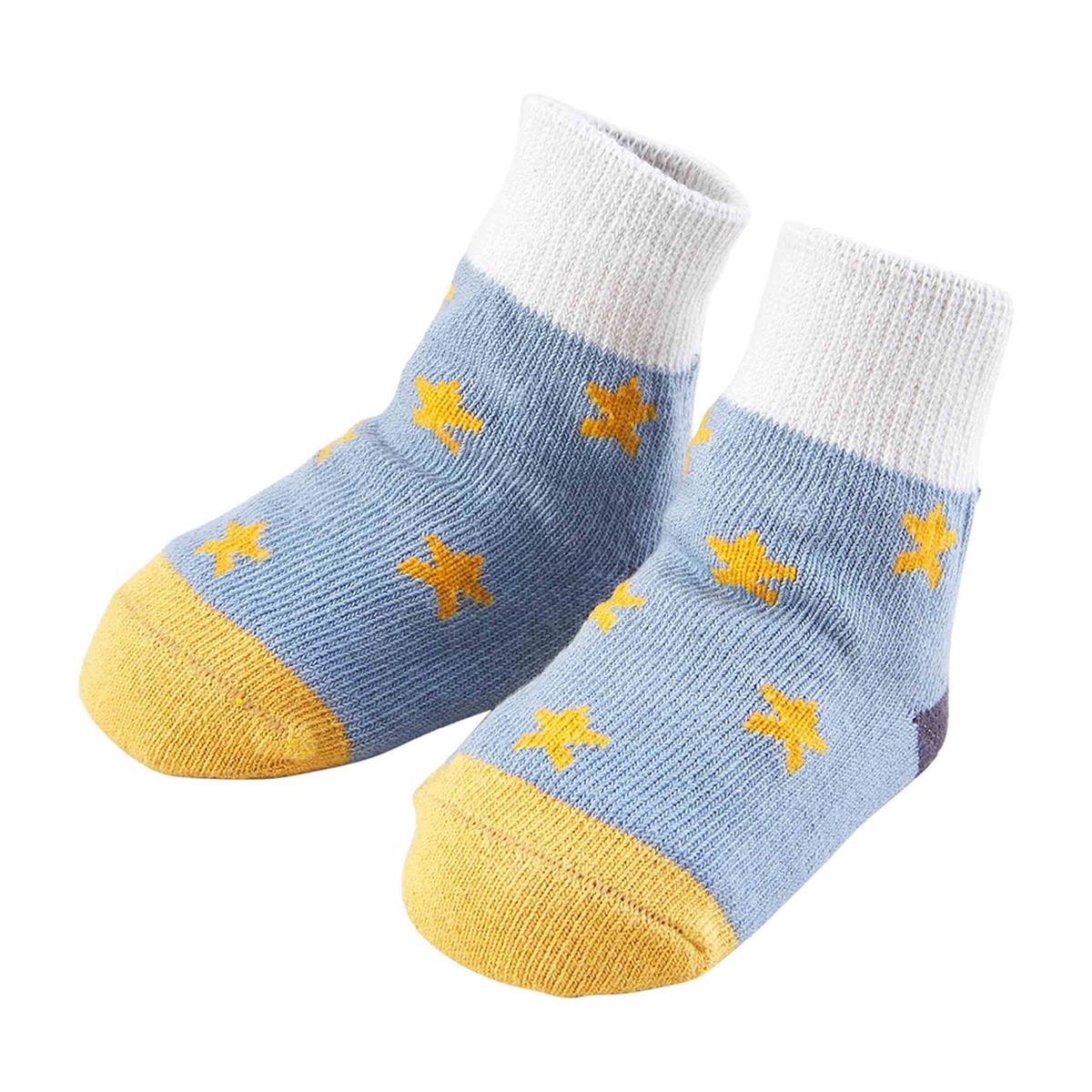 Mud Pie Color Block Star Socks