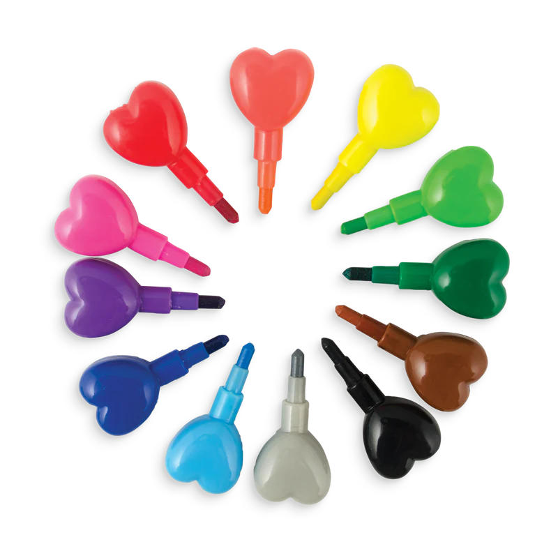 Heart to Heart Stacking Crayon