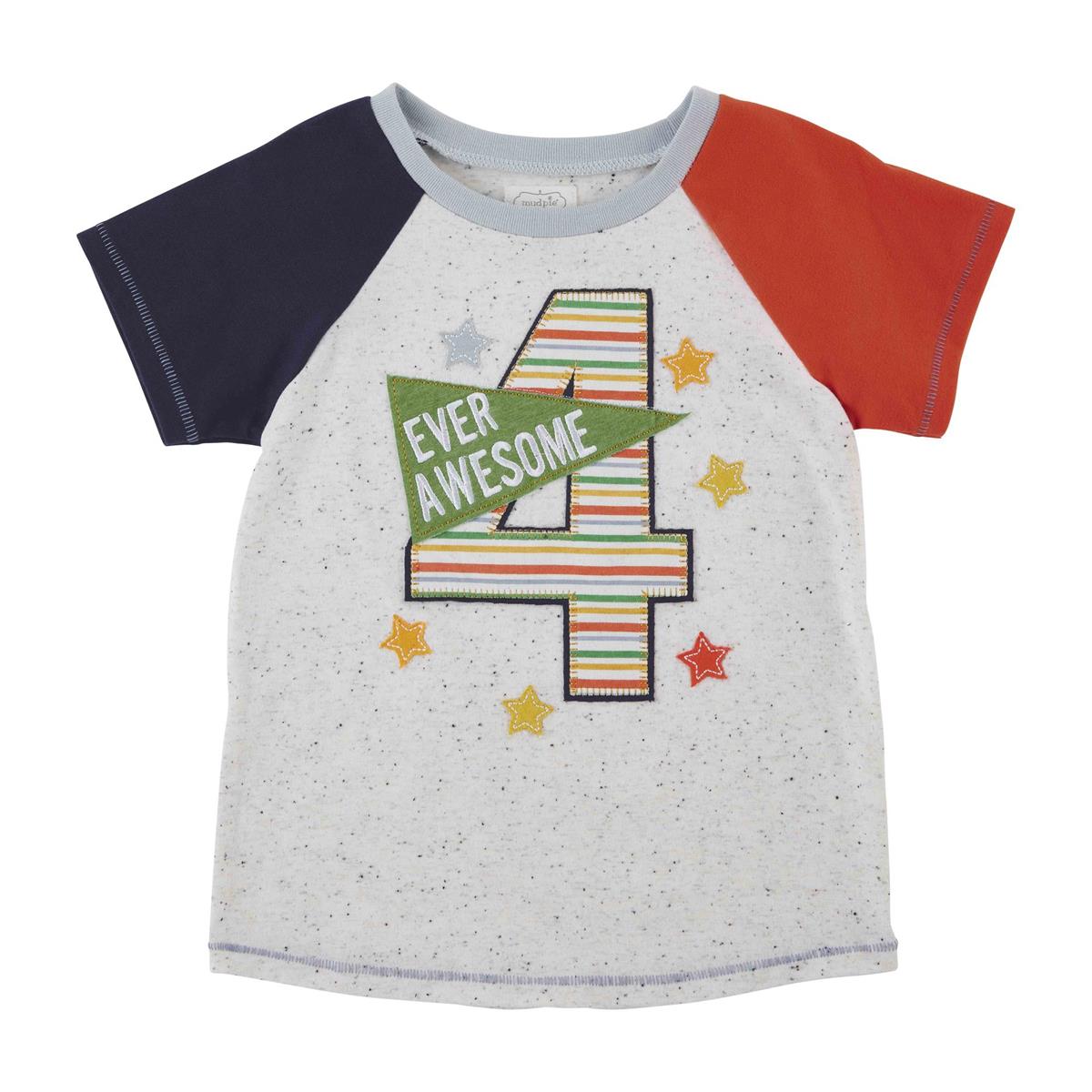 Mud Pie Birthday Boy Four T-Shirt