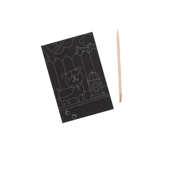 Scratch & Scribble Art Kit Dog