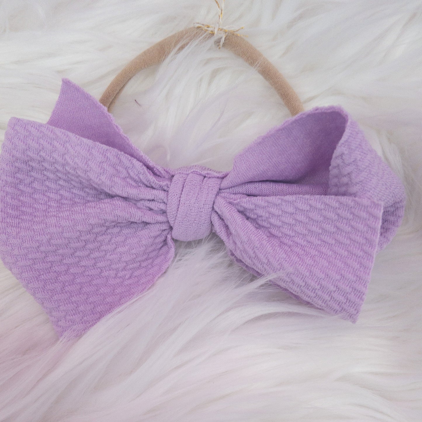 Mini Waffle Knit Headband, Daphne