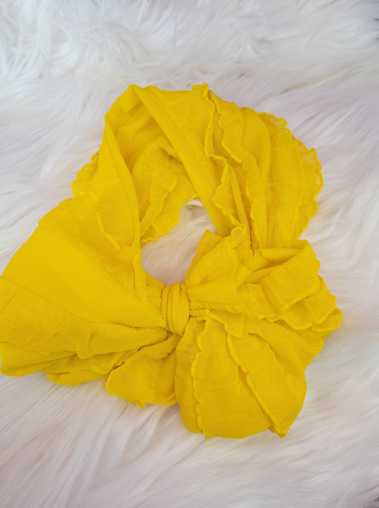 Ruffle Headwrap Sunshine