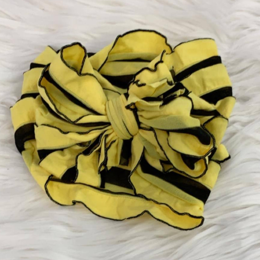Ruffle Headwrap Bee