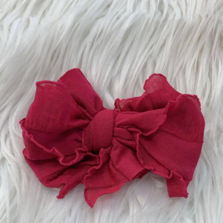 Messy Clip Cranberry