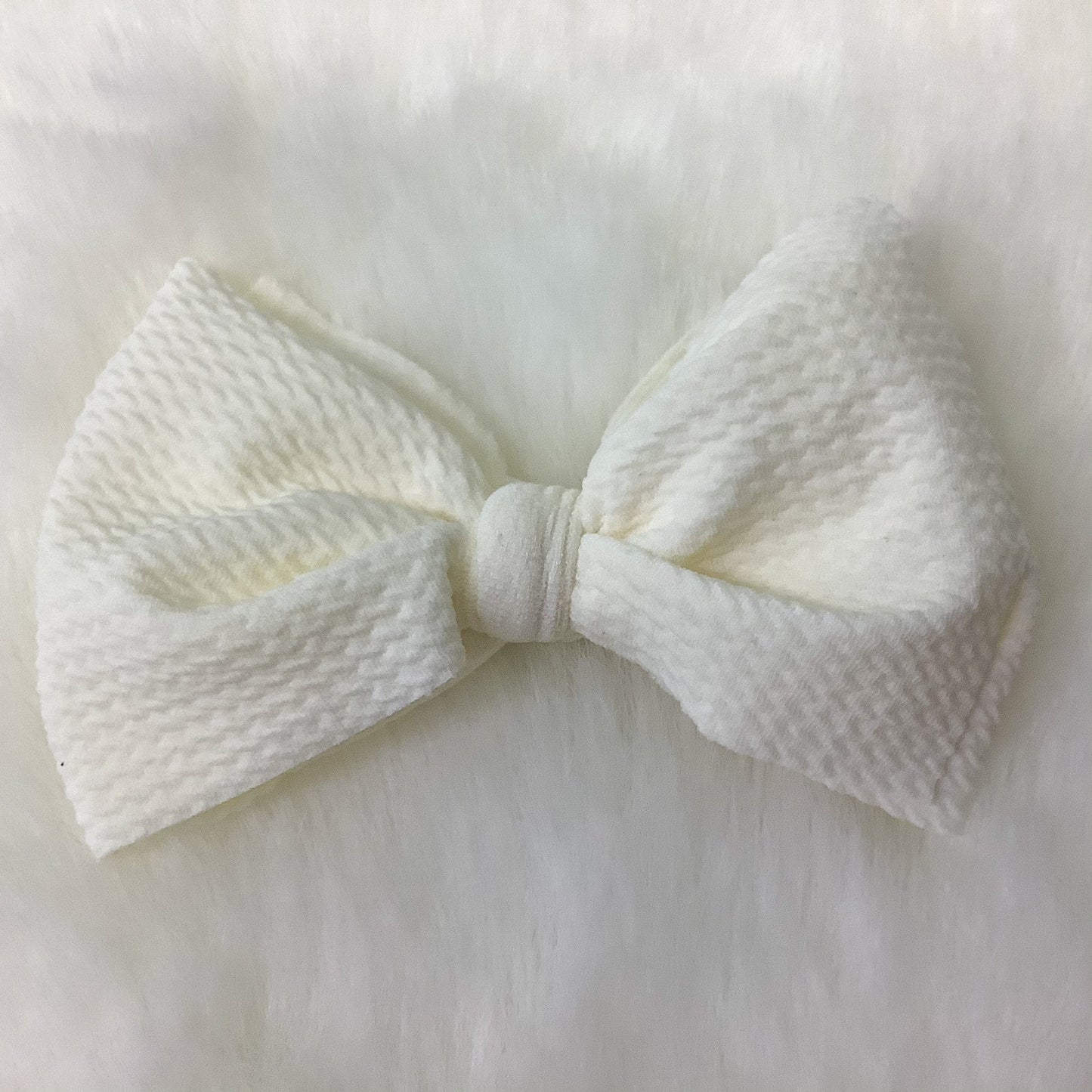 Waffle Clip Ivory