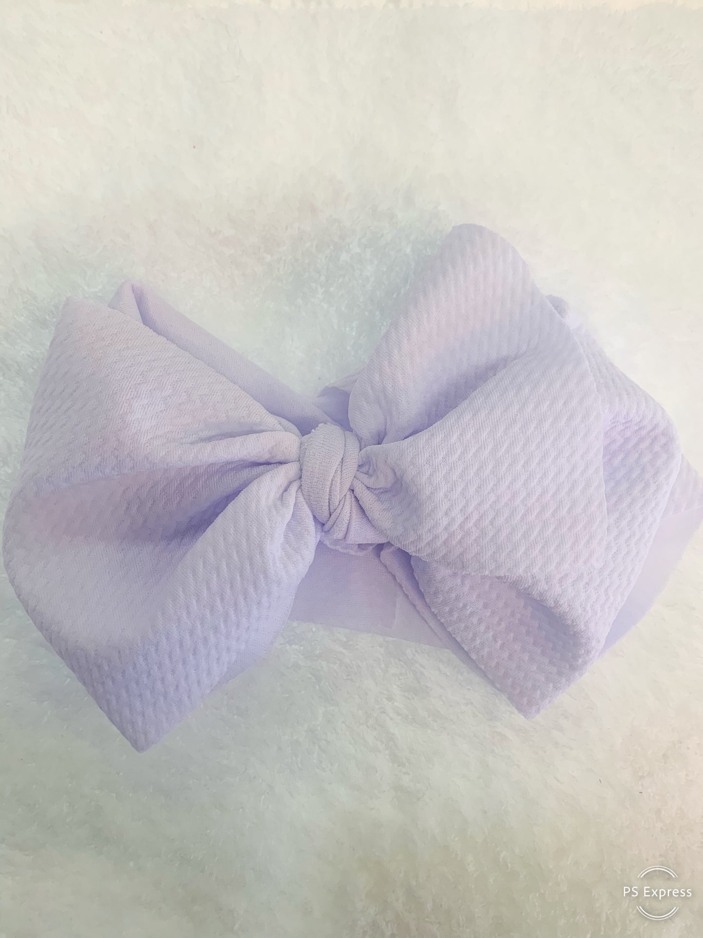 Waffle Knit Headwrap White