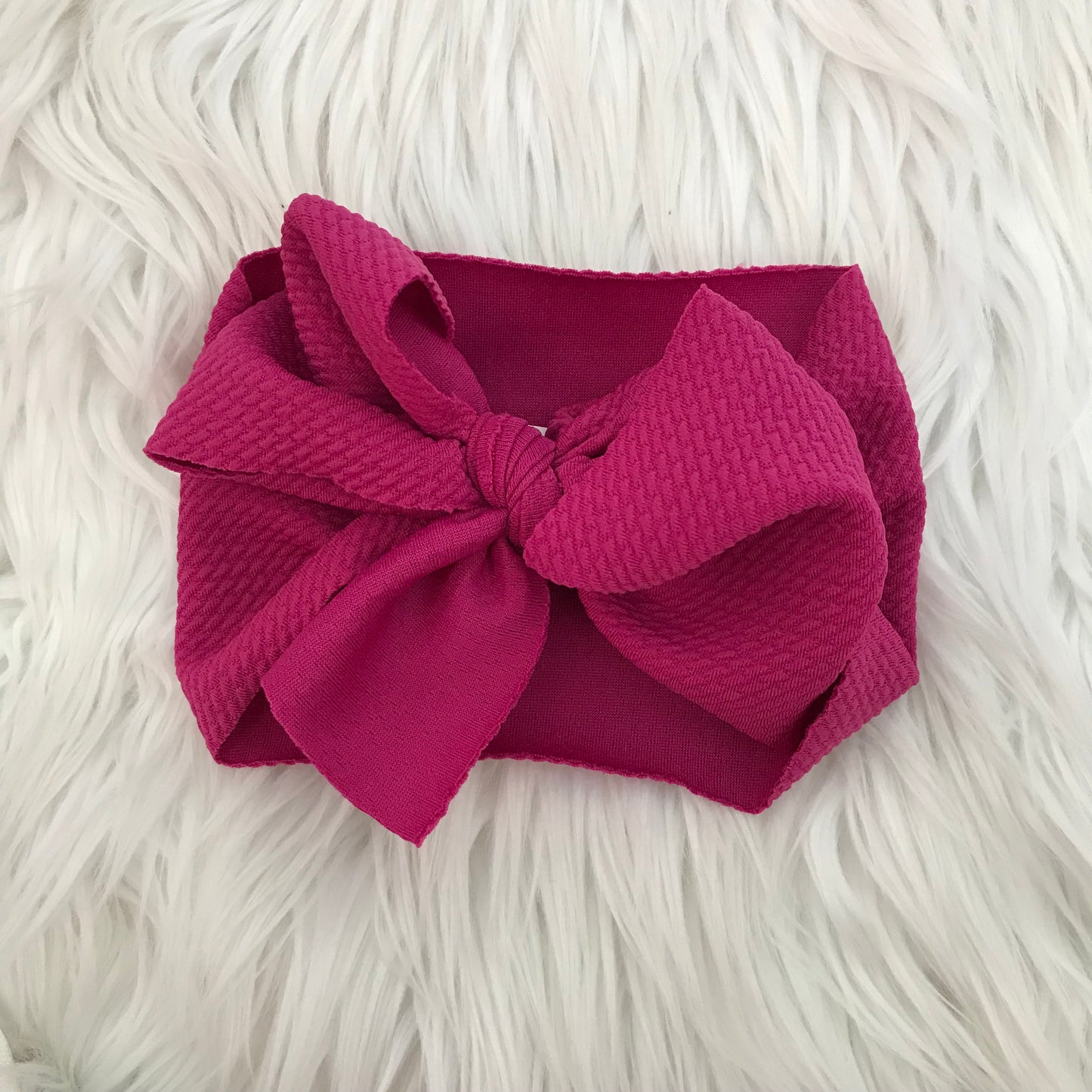 Waffle Knit Headwrap Pinkberry